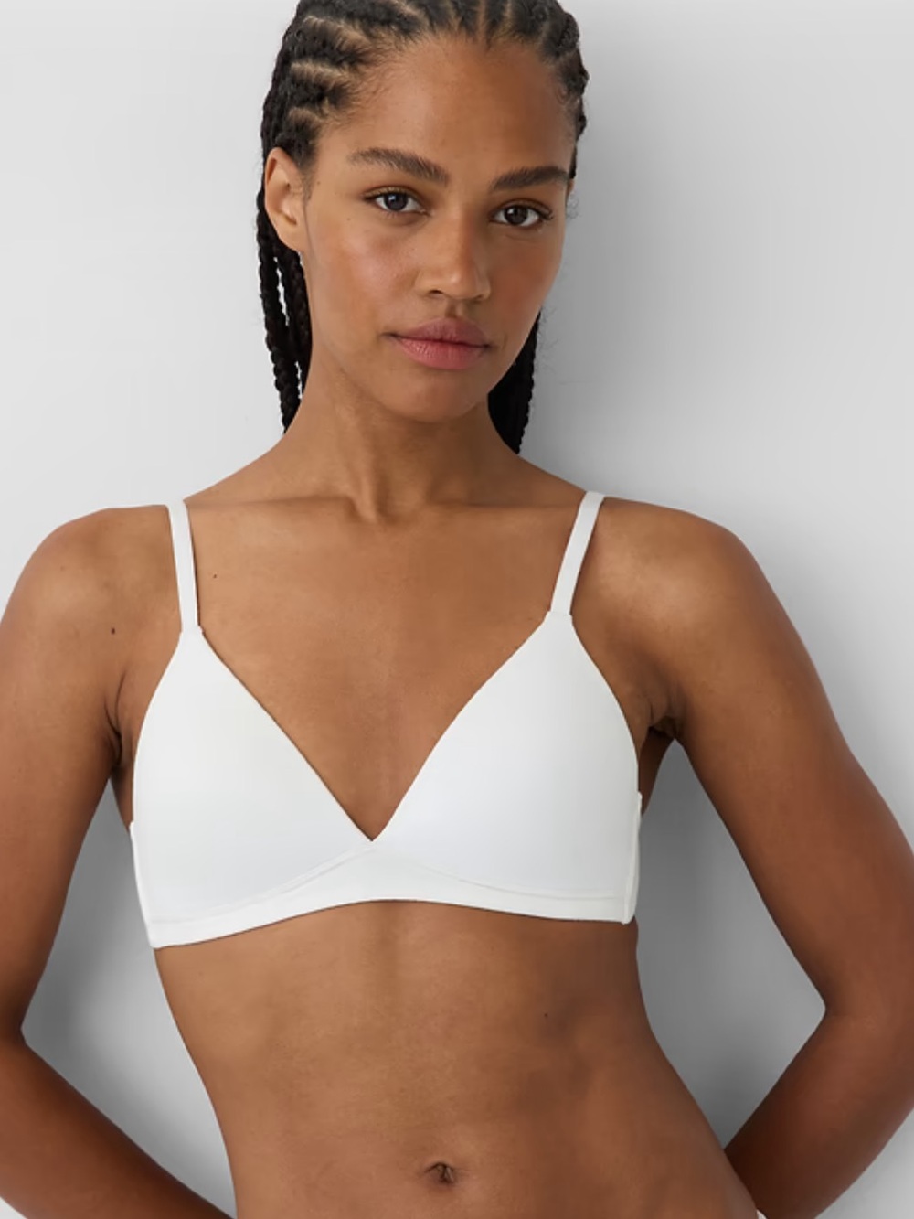 SoftMade Organic Stretch Cotton Triangle Bra - Gap, size 36 C